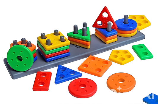 Sort, Stack & Learn – Fun with Shapes!